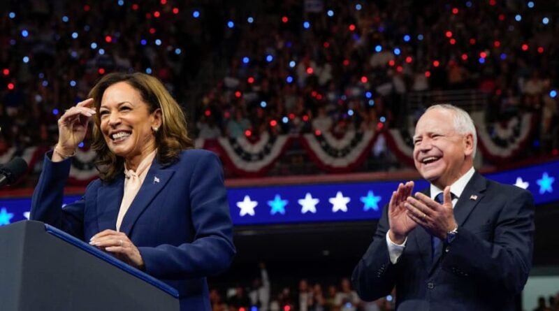 Harris and Walz hold first rally together Democratic ticket